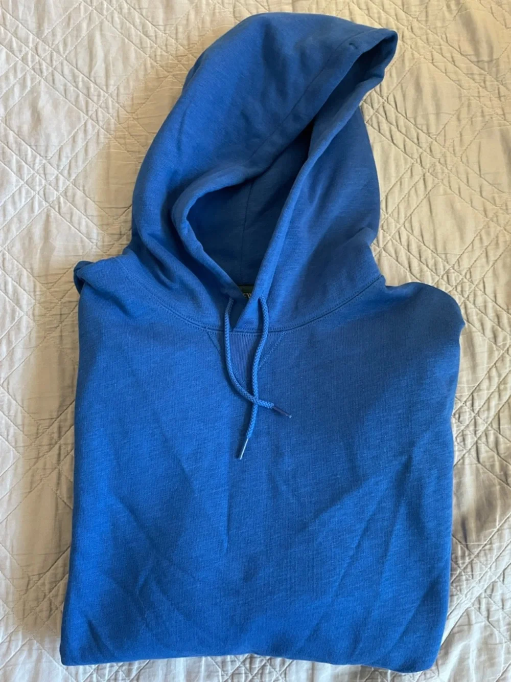J. CREW '83‎ fleece hoodie in Electric Blue Size XL NWT $128 C0176